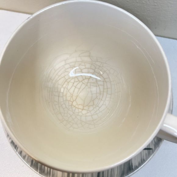 Stetson MCM Atomic Retro Prim Rose China  Teacups Saucers HIAWATHA  Set 3 - Picture 3 of 8